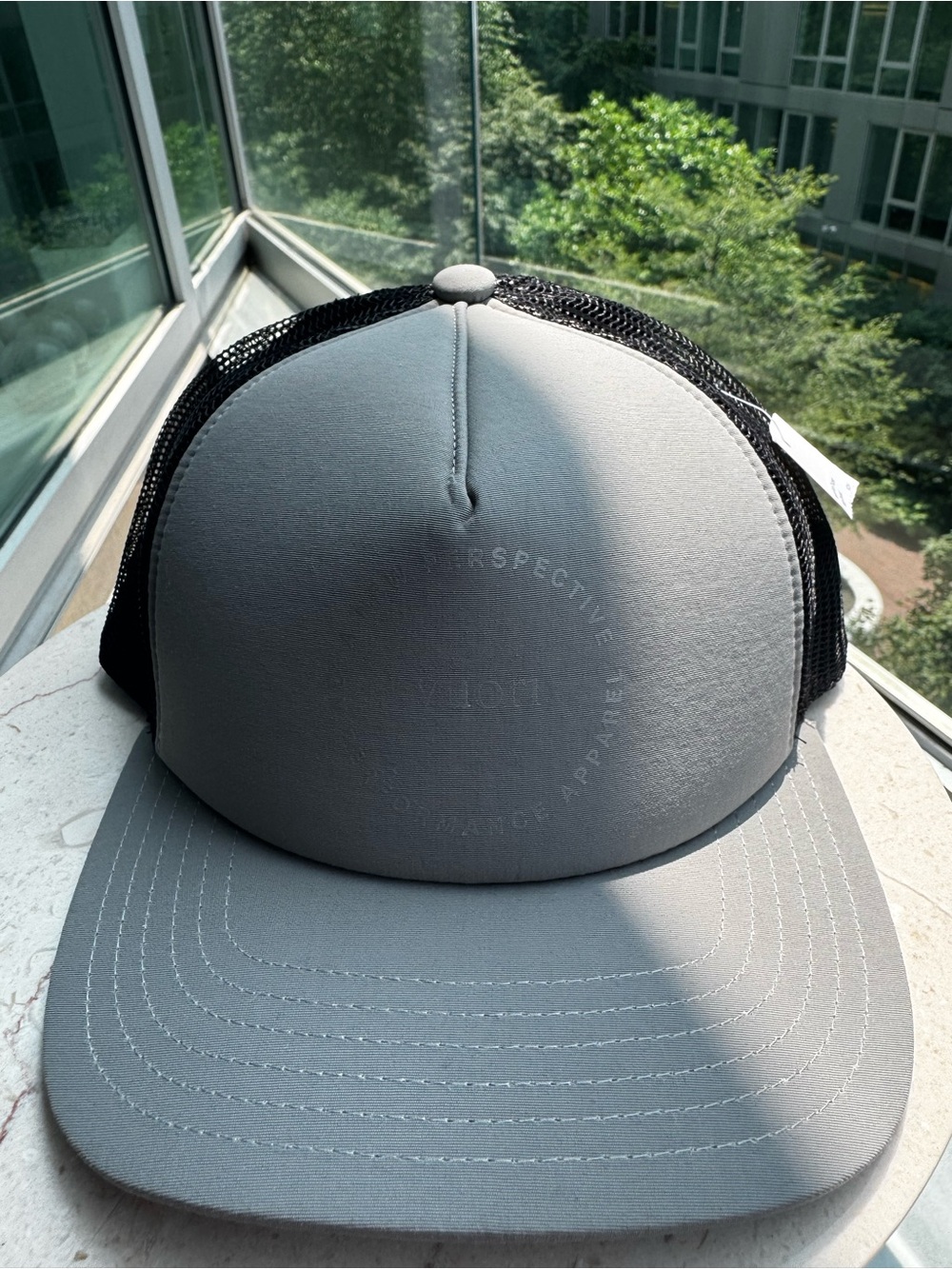 Vuori Gray and Black Trucker Hat